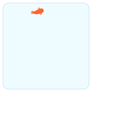 餌あげられるようにしてみた。forked from: Pure CSS Goldfish