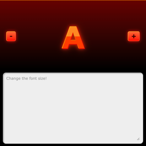 FontSizeEvent SingletonClass